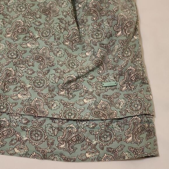 Aritzia Wilfred Floral Paisley Pocket Mini Dress 6 Retro - Picture 6 of 7